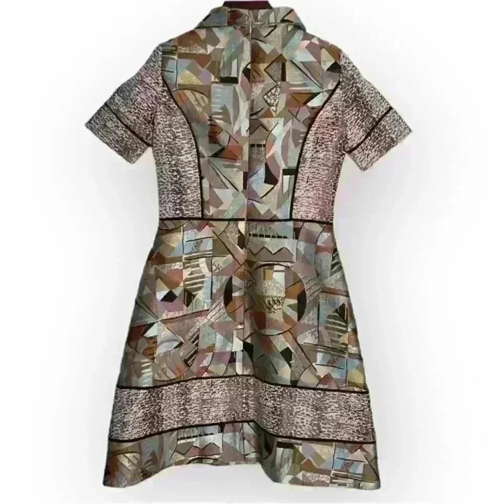Miri New York Metallic Dress Size 00 Fits Like A Size 4-6 - Picture 3 of 10